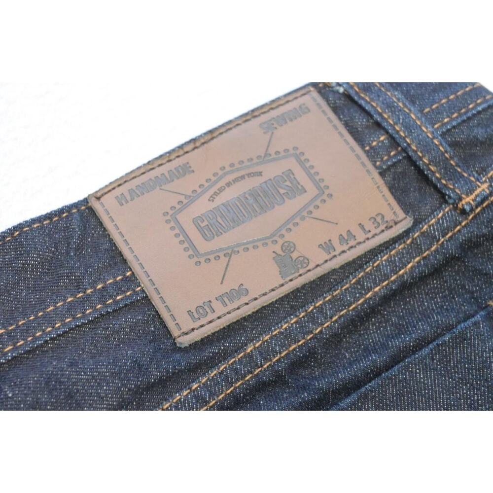 Grindhouse Straight Rugged Denim Blue Jeans Skateboard Mens Size 44 x 34‎